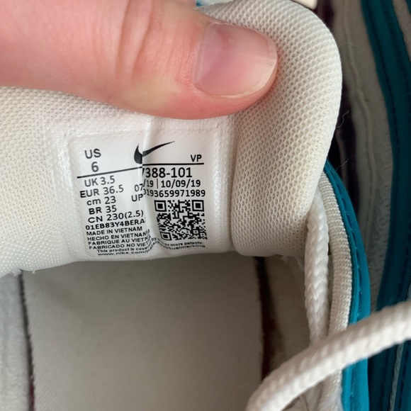 Women's Nike Air Max 97 Summit White/Bright Spruce CI7388 101 Size 6 - Picture 6 of 7